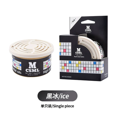 Home and Car Use Solid – Car Perfume Aromatherapy - colorful-can-black-ice-ice