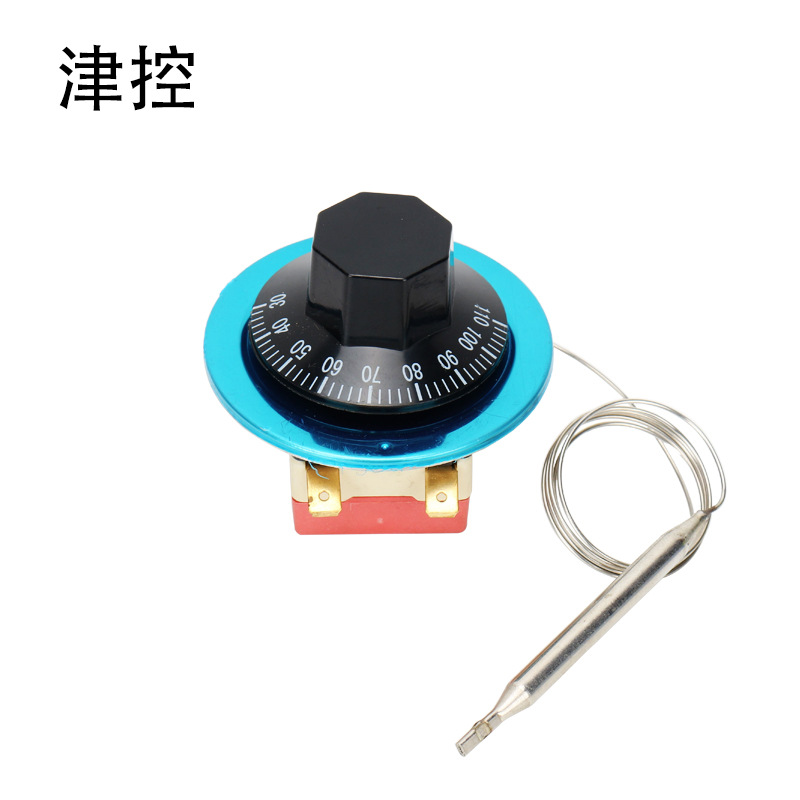津控旋钮温控开关恒温可调温度控制器电饼铛电热开水热水温控调节