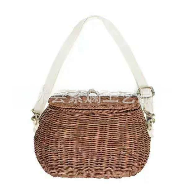 Brand universal straw bag strap for leisure handmade