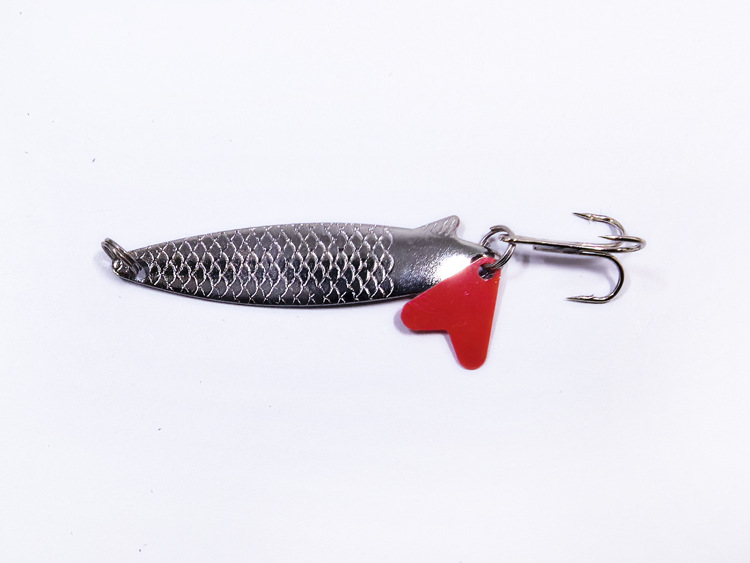 Snake-shaped sequin silver 5.5g/6cm