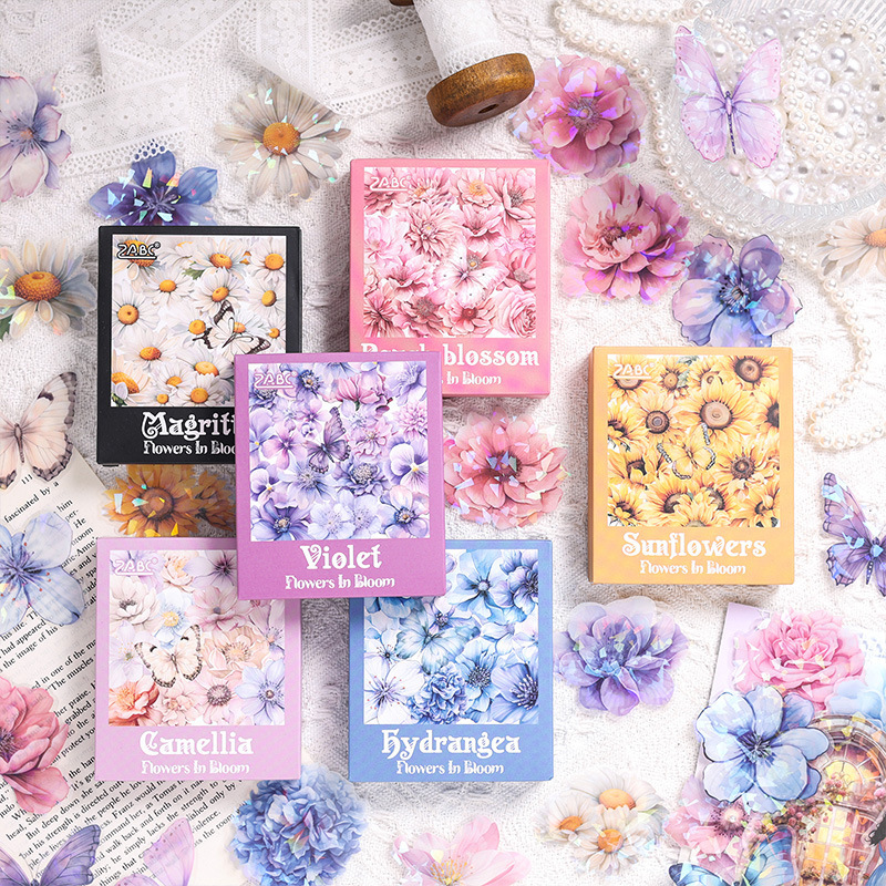 Yuezhen cross-border special for flowers into the eye shell light laser hand account sticker waterproof pet hand account material 60 Yuezhen cross-border special for flowers into the eye shell light laser hand account sticker waterproof pet hand account material 60