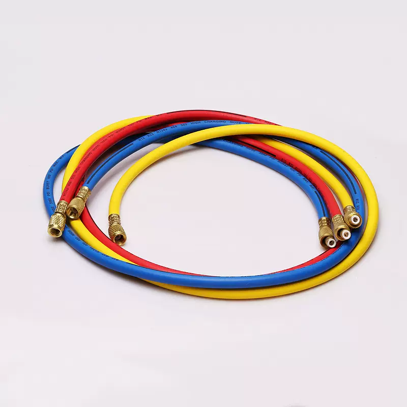 高档R134 R12 R410制冷剂空调加氟管雪种加液管冷媒三色管