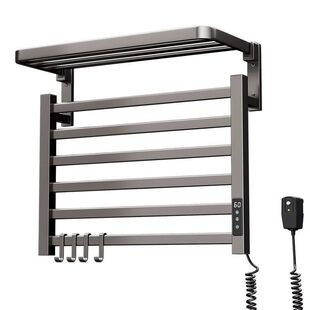 Al Electric Heated Towel Rack Drying and Heating Electric Bathroom Household Has Been Connected to Mijia App Smart Bath Towel