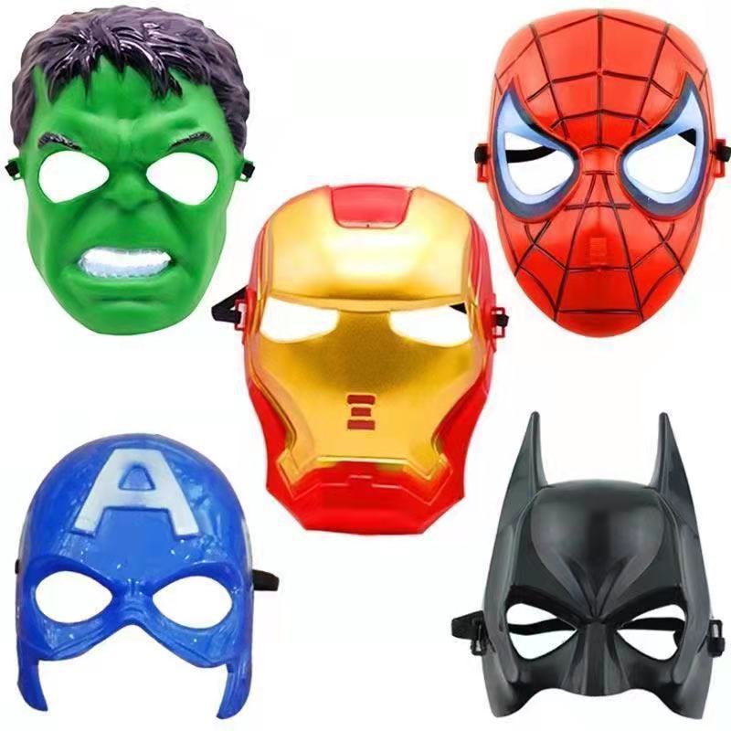Máscara luminosa infantil Spider-Man Capitán América Batman Iron Man Hulk Batman Avengers