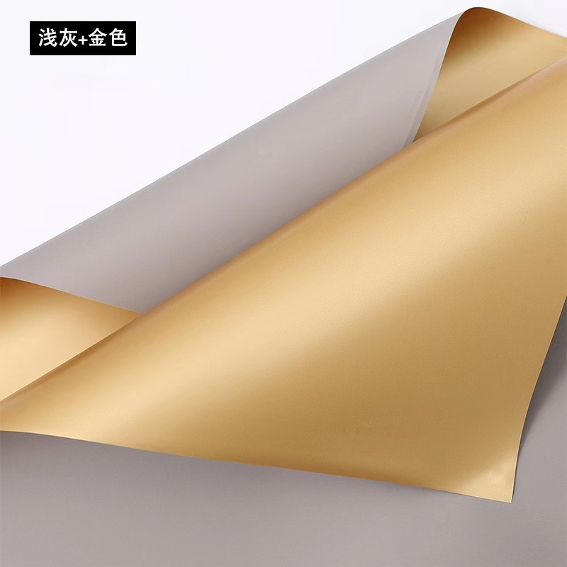 Papel de embalaje de ramo, papel de regalo de papel Ouya de dos colores, papel de regalo de flores, papel de bricolaje floral, papel de embalaje, papel de flores Han Su