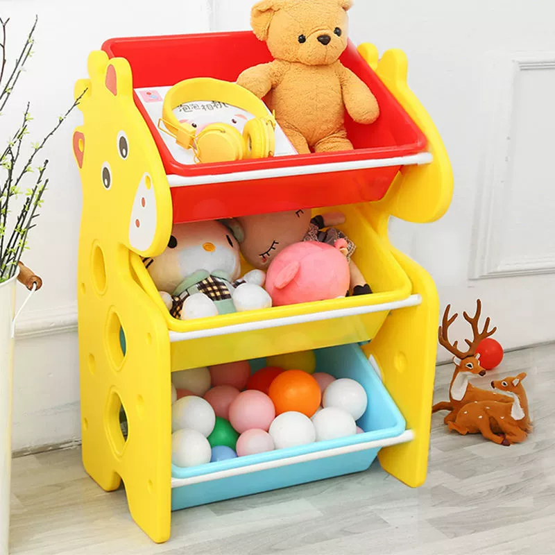 Toy, storage system, plastic children's dinosaur, multilayer storage box for kindergarten