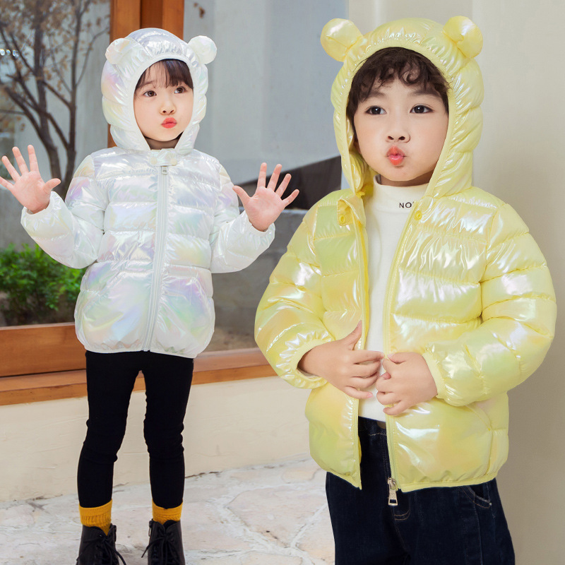 2023 Otoño e Invierno ropa acolchada de algodón para niños nuevos niños y niñas Bebé Ropa acolchada de algodón para niños colorido abrigo desechable cálido de algodón acolchado