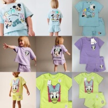 【一手起批】多品牌外贸童装短袖套装mix brands baby summer set