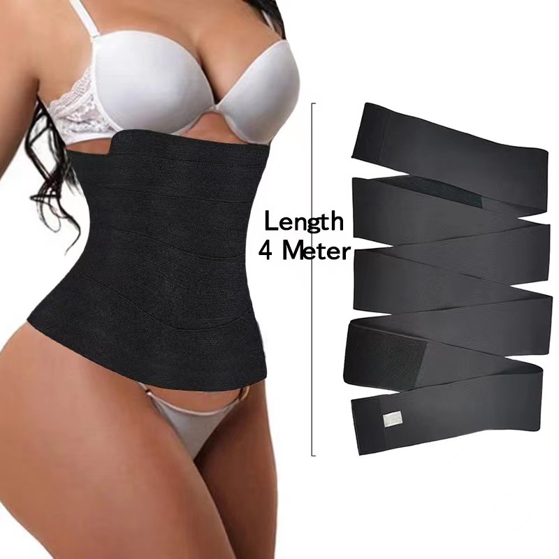 Cross border New Whole Wrapped Belt Shaping Clothes with Abdominal Shaping Belts for Women Elastic Waist Belts