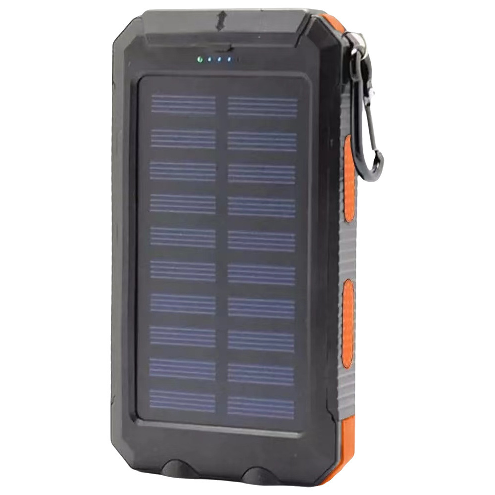 10000 mAh con cable de carga rápida de cuatro líneas de alta capacidad al aire libre ligera y portátil mini fuente de alimentación portátil lámpara LED