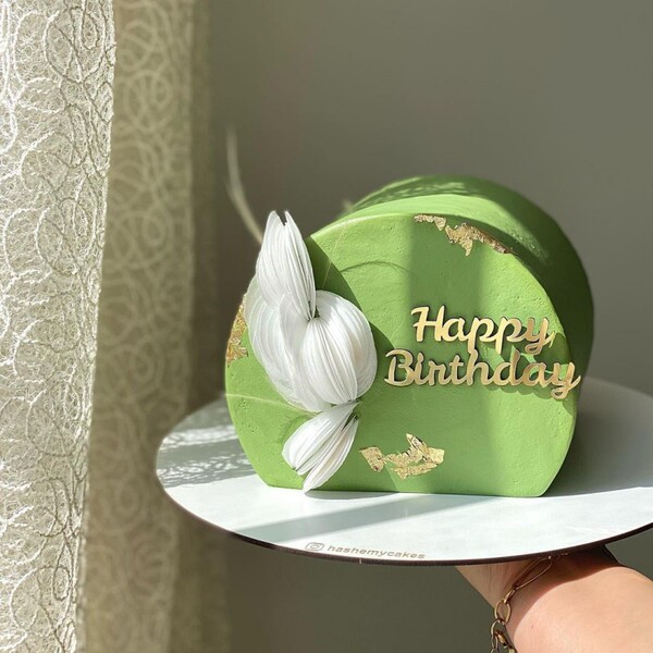 Cross -border INS style Happy Birthday Cake Side Ak clan decorative…