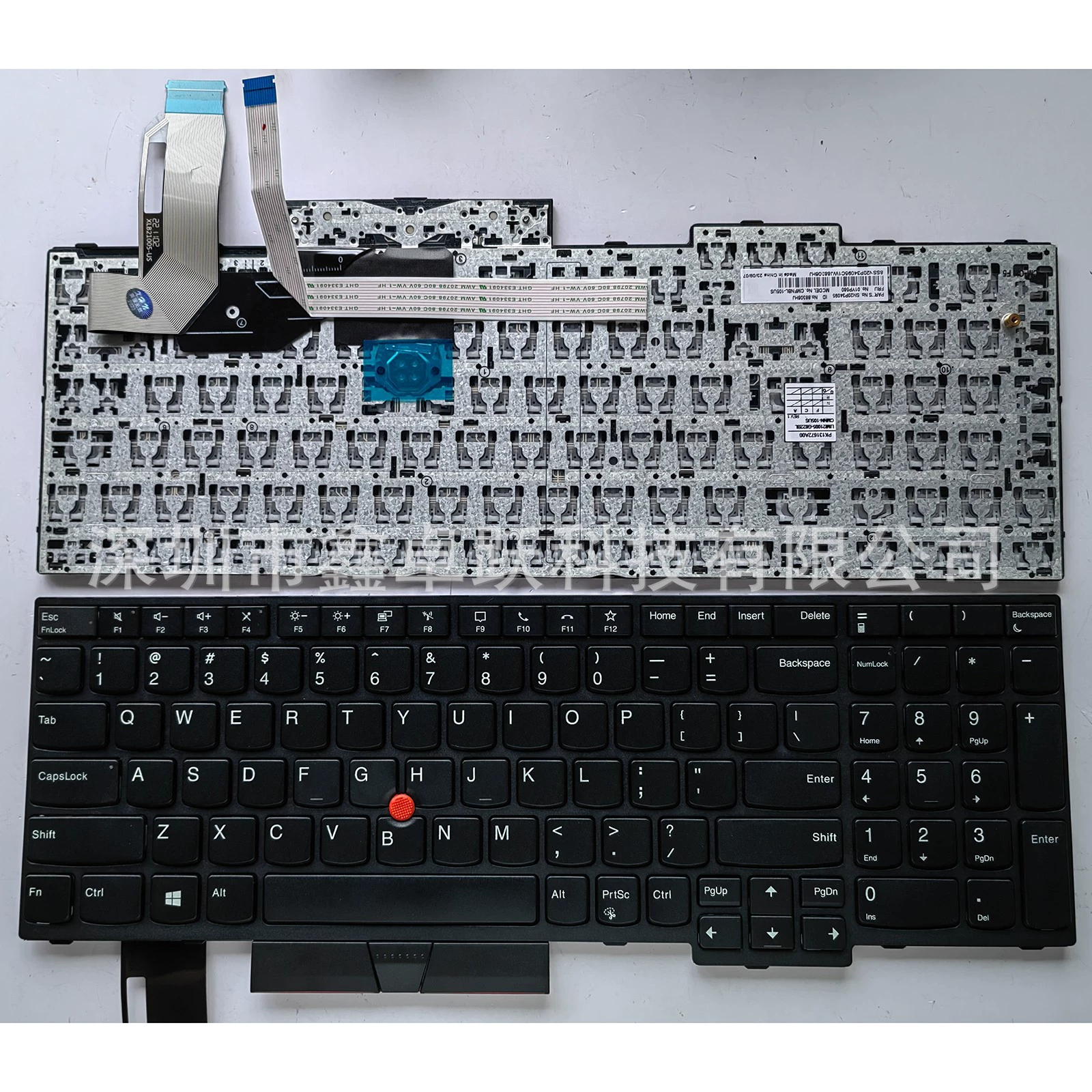 Клавиатура для ThinkPad T15 Gen1/Gen2 и P15s Gen1/Gen2, для US/FR раскладок