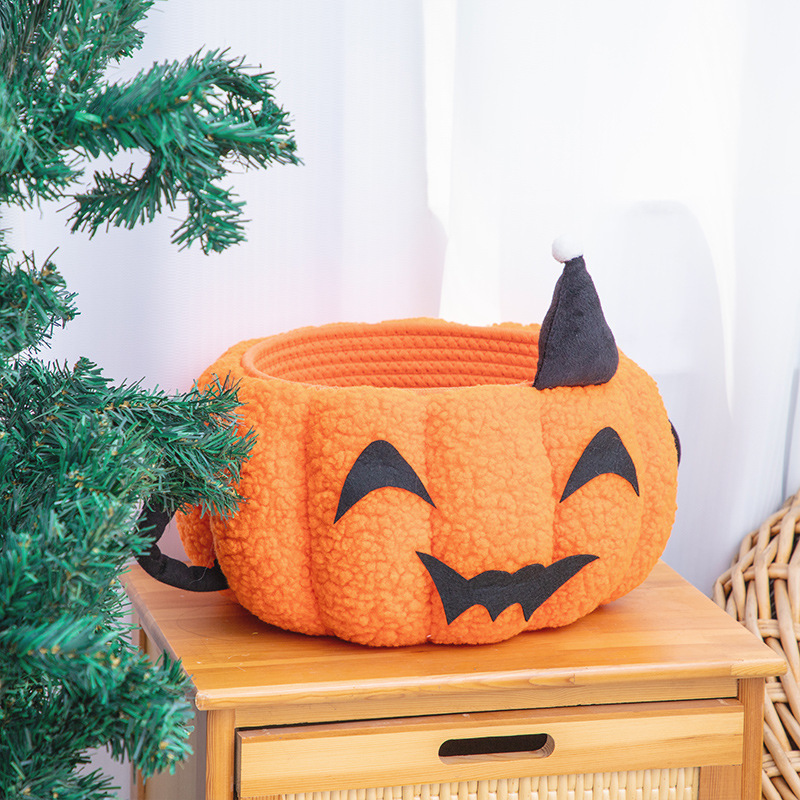 Ventas transfronterizas de dulces de Halloween, adornos caseros, cestas de regalo de Halloween