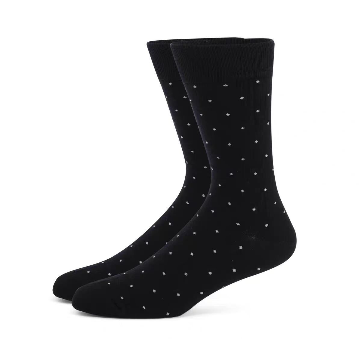 Transfronterizos Amazon calcetines de tamaño 47 hombres de negocios calcetines de caballero estriadas de diamante negro americano