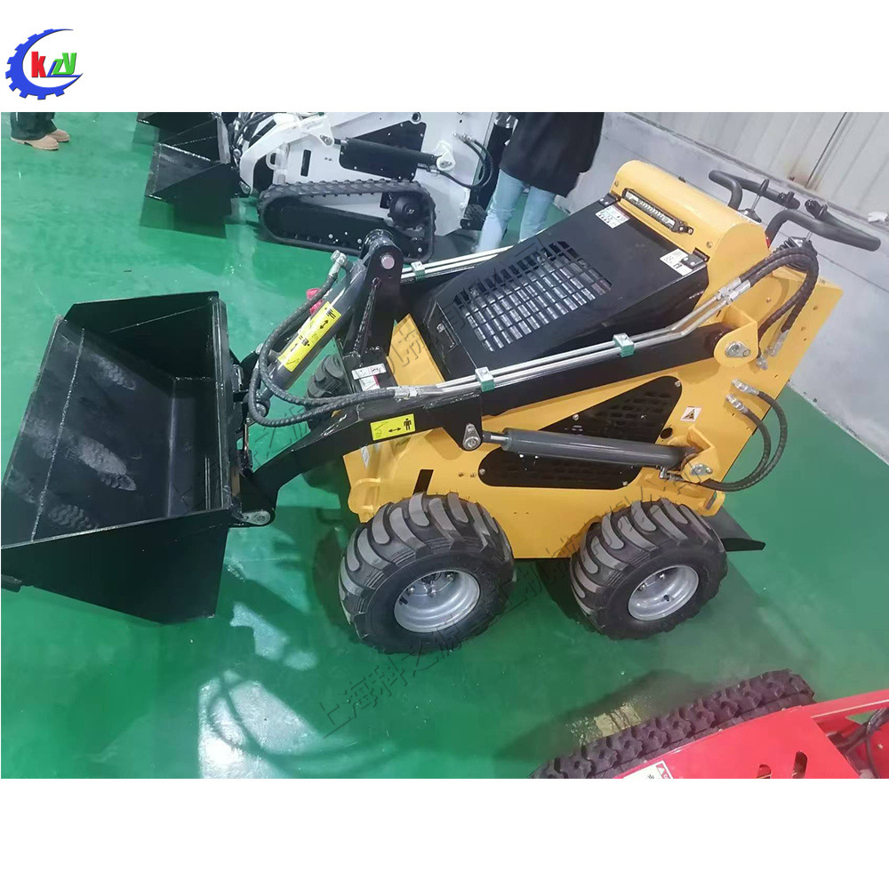 工地铲土运输机械 建筑用小型滑移装载机 山地可换配件四轮铲车