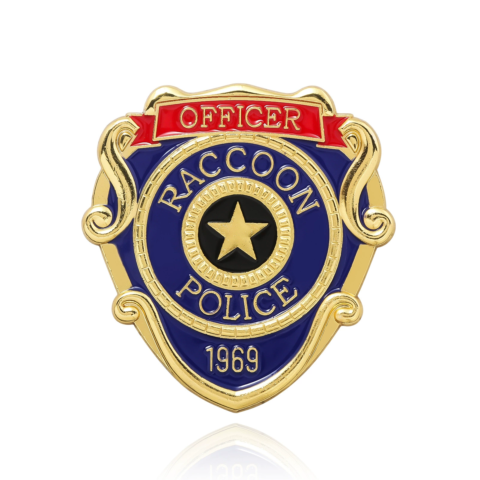 Resident Evil Raccoon City Detective Medal Brooch Police Station Brooch Games New Amazon Model