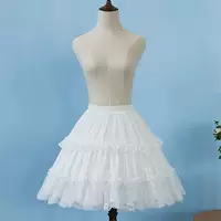 Оптовая продажа lolita шифоновая юбка два стальных кружева насилия ежедневная рыбья кость опора косплей регулируемая юбка