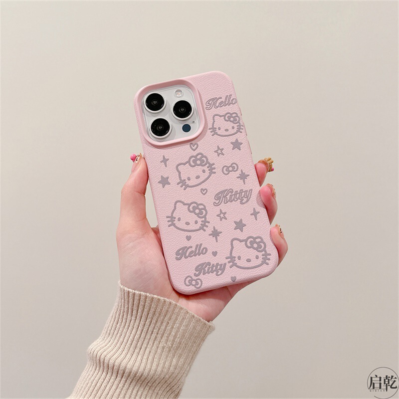 立体粉色闪钻凯蒂猫适用iPhone16promax苹果15手机壳14新款13女11|undefined