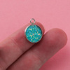 Starry sky stainless steel, pendant, necklace and bracelet with accessories, 12mm, handmade, wholesale