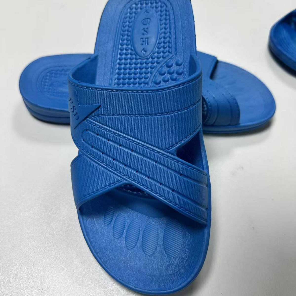 厂家直销防静电拖鞋舒服款SPU材质电子厂实验室新能源车间