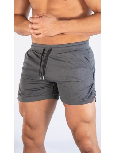 2025 Cross-border Fitness Men's Running Shorts Fitness Training Quick-drying Swim Trunks Three-tie Belt One-piece Dropshipping