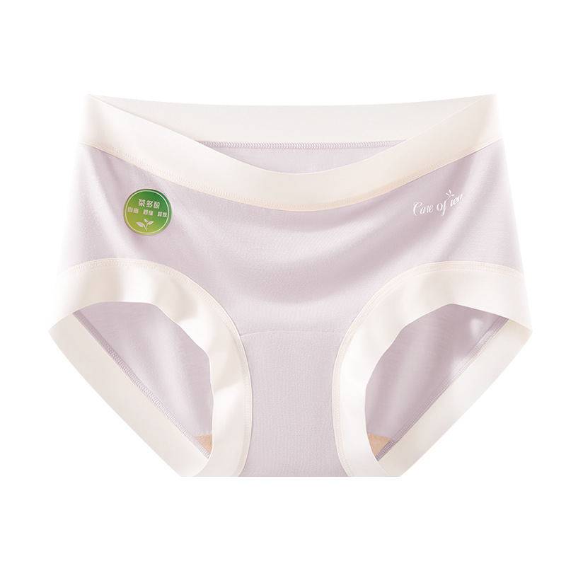 Modal Health Care Polifenoles del té 9A Antibacteriano y alarga la entrepierna, suave y agradable para la piel, alta elasticidad, ropa interior de cintura media para niñas