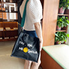 Small capacious summer small bag for leisure, shoulder bag, fashionable one-shoulder bag, shopping bag