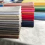 手工春夏素色纯色麻布