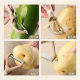 New multi-function kitchen gadget suit stainless steel scissors paring knife household scissors fruit paring knife
