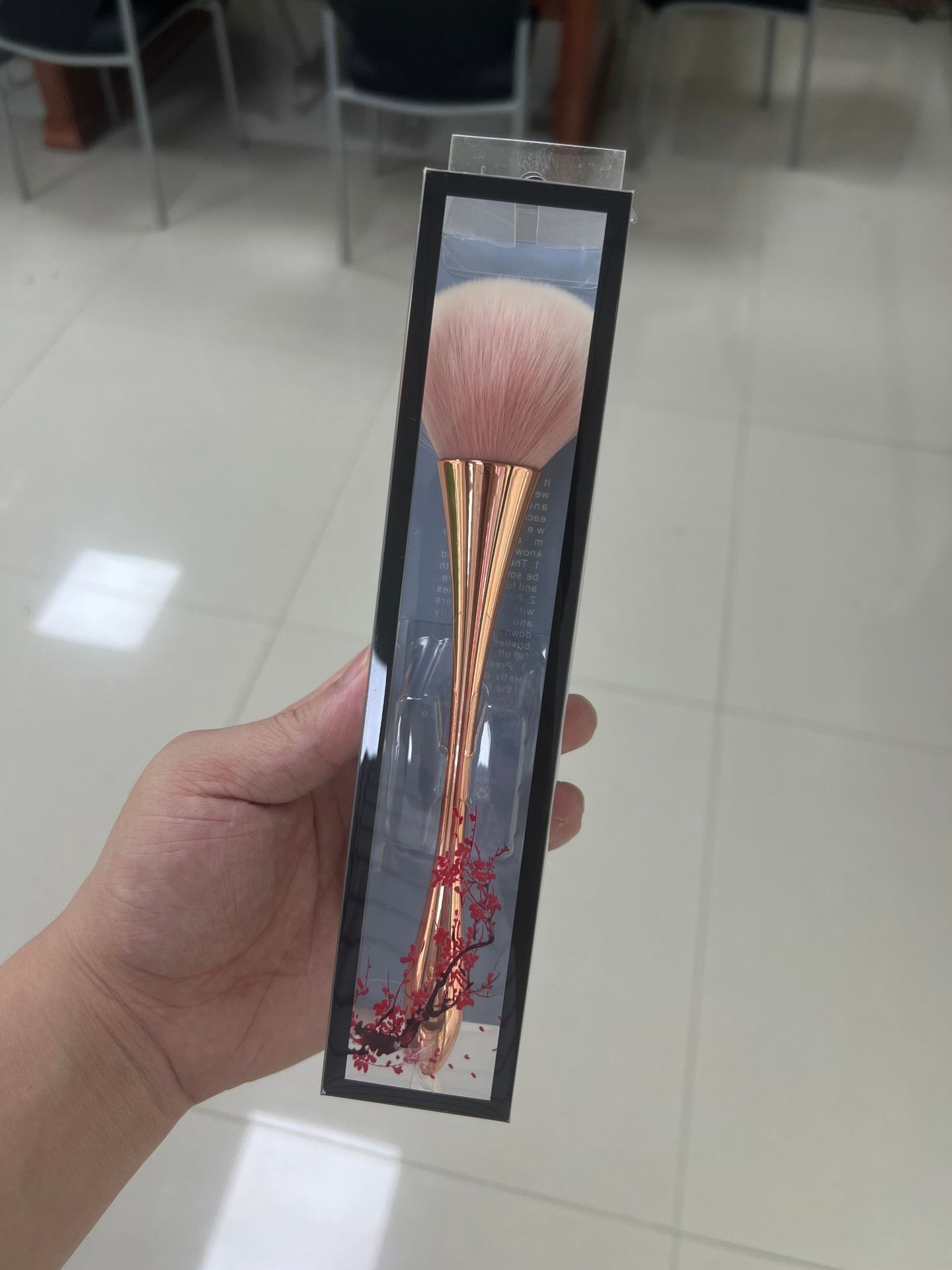 Cintura pequeña, cepillo de polvo suelto grande, cepillo de maquillaje, herramienta de belleza, corrector súper suave, cepillo de rubor, cepillo de maquillaje y reparación