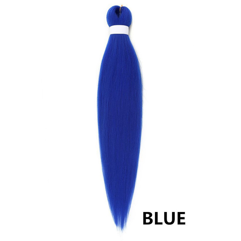 Fijo de baja temperatura de agua caliente FR Easy Braid Fibra química Trenza sucia Multicolor Negro Pechón suave y esponjoso