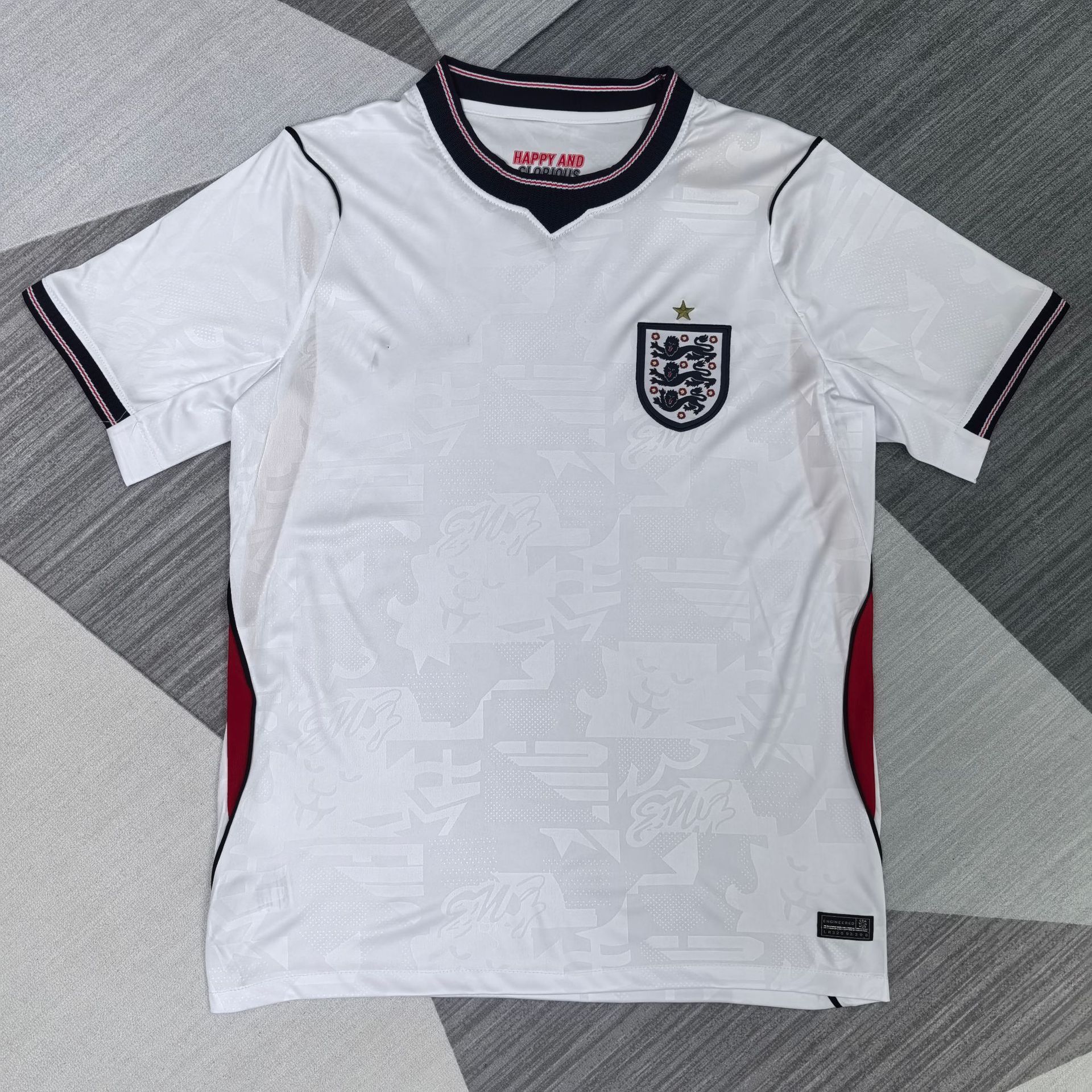 2627 Camiseta de fútbol de la Copa del Mundo Argentina Brasil Francia España Noruega Inglaterra camiseta de mangas cortas image 16