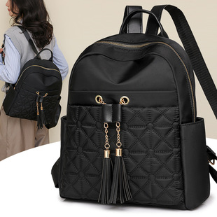 Diamond Embroidery Backpack for Women 2024 New Women's Backpack K-Style Versatile Large Capacity Water-Repellent Travel Backpack
