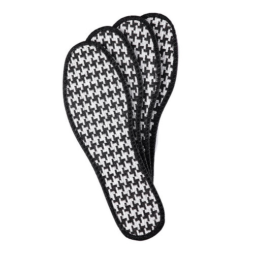 Activated Carbon Deodorizing Insoles for Men and Women, Breathable Odor-Proof Sweat Absorbing Insoles for Sports, Comfortable Leather Shoes Insoles for All Seasons