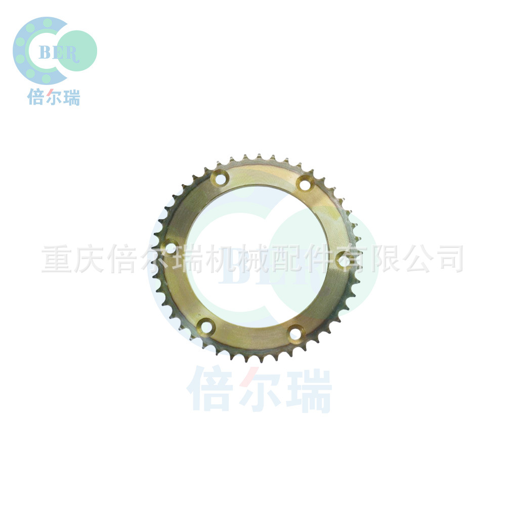 Cadena de accesorios de motocicleta de alta calidad amarillo XR15-428-45T