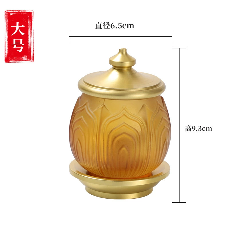 Поставки буддийские оптом glazed palace домашнее поклонение ладанница внутренняя фруктовый диск Будда фронт дань Шуангшуй чашка украшения