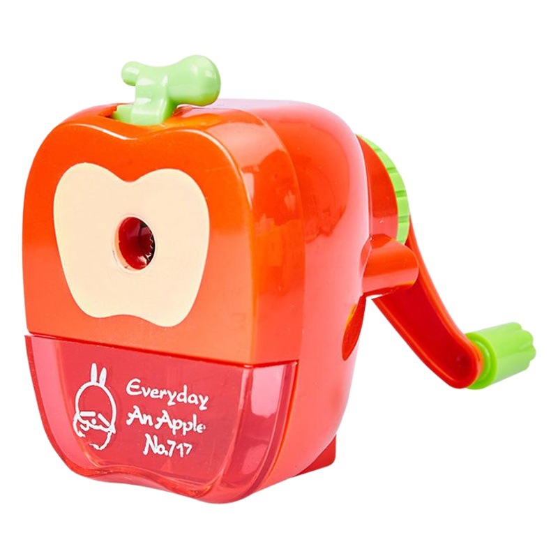 Sacapuntas de lápiz pingxiaoguo Sacapuntas de fruta forma sacapuntas pequeño y fácil de llevar 717A sacapuntas Sacapuntas de lápiz