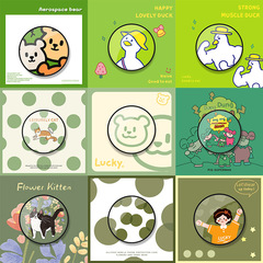 New cartoon-style mobile and tablet-friendly lazy-style desktop TV-watching phone holder—custom painted, available for direct factory shipping.