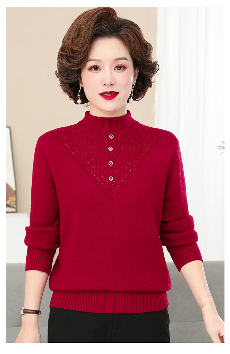 E5992 690K ÁO LEN NỮ TAIRYA MÙA XUÂN THU ĐÔNG TRUNG NIÊN DÀY ẤM THỜI TRANG NỮ G02 SẢN PHẨM MỚI