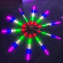 烟花灯五彩数码流星雨彩灯可做礼花可当房檐双面2025新款花灯爆款