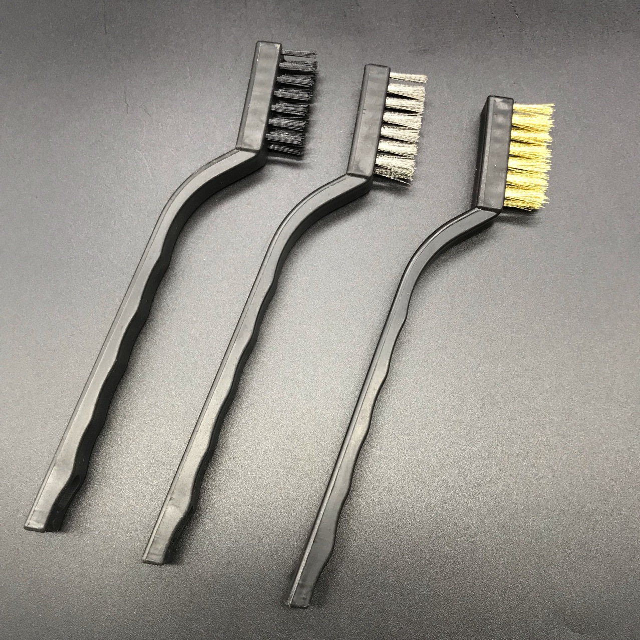 Juego de cepillos, cepillo de alambre, cepillo de limpieza endurecido, cepillo industrial para metales, herramientas de limpieza, suministros de protección laboral al por mayor