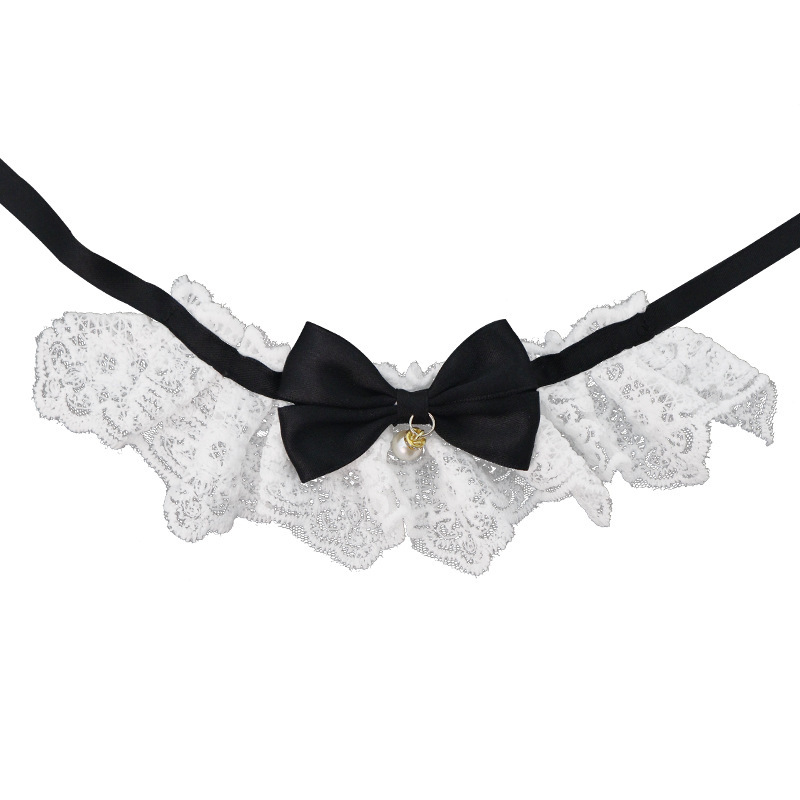 2025 nuevo collar de mascota lindo gato pequeño y medio collar de joyería perro campana corbata al por mayor