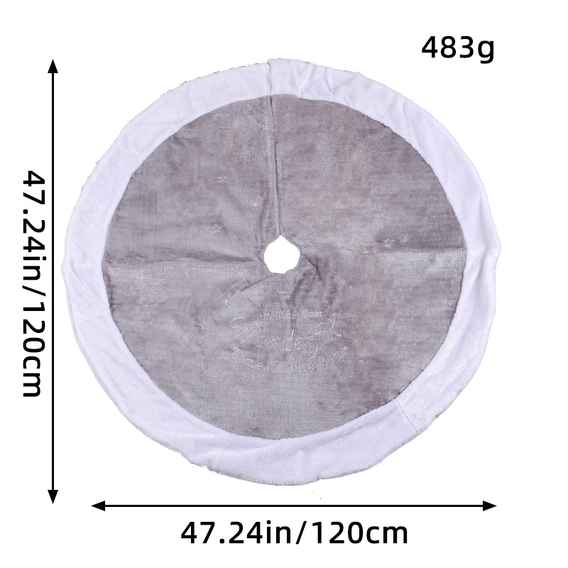 Falda de árbol de letra gris N1-39