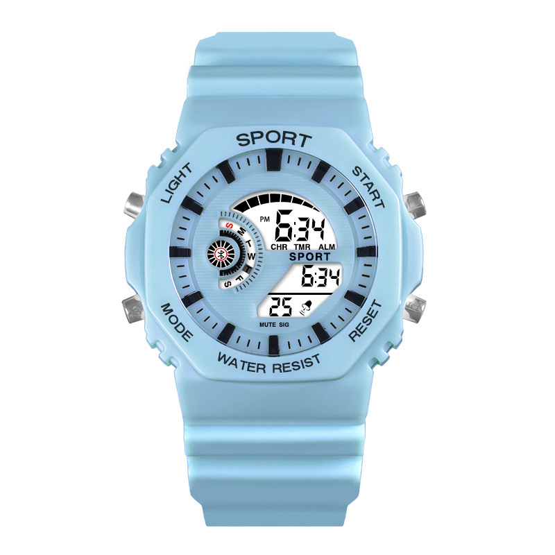 Estudiante de moda multi-función luminosa alarma reloj electrónico reloj hombres y mujeres moda deportes al aire libre reloj electrónico fábrica al por mayor