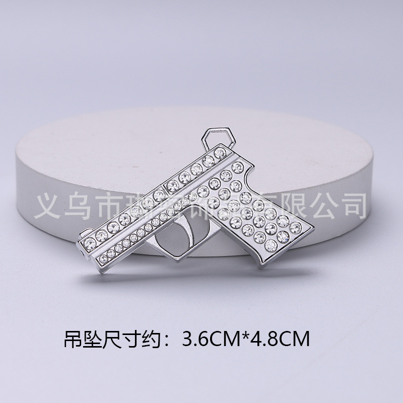 Collar de calle europeo y americano moda masculina hip hop estilo frío todo partido Internet celebridad aleación personalidad moda femenina ins suéter cadena colgante