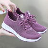 summer new pattern Old Beijing cloth shoes Mesh shoes ventilation Hollow Net surface light non-slip Middle and old age mom gym shoes