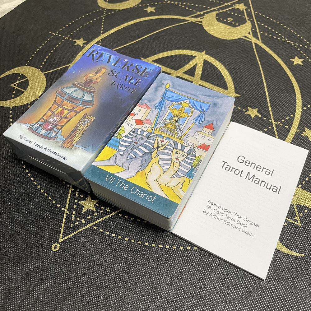 Carte oracolari dei tarocchi in scala inversa 12x7 - Gioco da tavolo_voghion.com