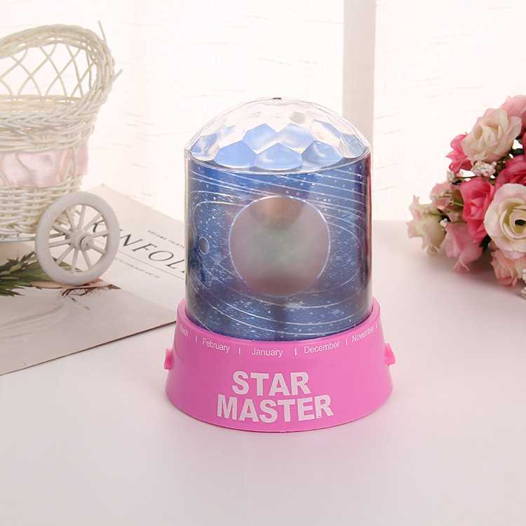 Fantasía nueva exótica cielo estrellado lámpara de proyección instrumento colorido mini luz de la etapa empuje creativo regalo de Navidad luz de la noche