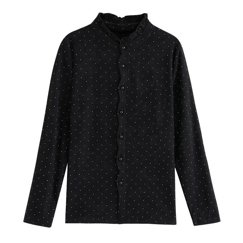 Winter velvet shirt, body-friendly long-sleeve