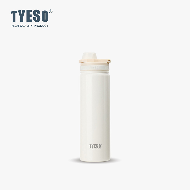Taisuo 学生スポーツボトル TYESO ポータブルハンドルステンレス鋼ウォーターカップ INS 真空北欧スタイル二重層断熱カップ|undefined